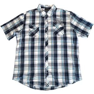 Burnside Ohio Bike Week Short Sleeve Button Up Shirt 3XL